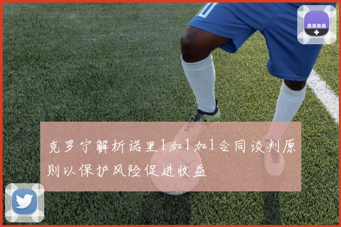 克罗宁解析诺里1加1加1合同谈判原则以保护风险促进收益